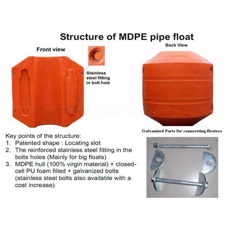 プラスチックフローター/HDPEの管のフローター
